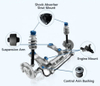 ZHIXIN Auto Suspension Parts Control Arm Trailing Bushing Bush 5Q0505541A 1K0505541B For VW SEAT PASSAT